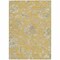 Homeroots 9' X 12' Gold Beige And Fern Green Floral Washable Indoor Outdoor Area Rug 589468 - alternate 6