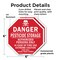 Signmission Danger Pesticide Storage Authorized, 6 inch X 6 inch, Plastic Sign, 2PK OC-P-2PACK-6-45 - alternate 5