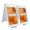 Signmission Oranges, A-Frame & 2 Sign Inserts, Heavy-Duty Plastic Frame SBHD-C-2436-Oranges - alternate 4