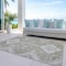 Homeroots 8' X 10' Taupe Beige And Ivory Medallion Washable Indoor Outdoor Area Rug 589053 - alternate 5