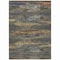 Homeroots 9' X 12' Graphite And Gray Abstract Washable Indoor Outdoor Area Rug 612507 - alternate 3
