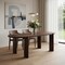 Homeroots 91" Brown Solid Wood Oval Dining Table 604021 - alternate 6