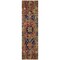 Homeroots 8' Red Orange And Blue Oriental Washable Indoor Outdoor Runner Rug 563782 - alternate 4