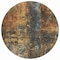 Homeroots 8' Gray Brown And Gold Round Abstract Washable Indoor Outdoor Area Rug 606064 - alternate 3