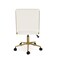 Martha Stewart Lulu Upholstered Office Chair in Off White/Polished Brass CH-240229-1-CR-GLD-MS - alternate 6