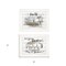 Homeroots Set Of Two Stays at Grandmas 1 White Framed Print Wall Art, 2PK 407070 - alternate 3