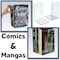 Acrimet Clear Plastic Bookends 1 Pair, Book Holder (Clear Crystal), 2PK 290.1 - alternate 4