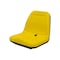 Uni Pro Seat High Back Plastic Deluxe | Yellow Vinyl 8844 - alternate 1