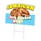 Signmission Jamaican Jerk Chicken Wings Die Cut Yard & Stake plastic, 1824-Jamaican Jerk Chicken Wings C-DC-1824-DS-Jamaican Jerk Chicken Wings19 - alternate 1