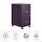 Space Solutions 14.25 in W 2 Drawer Mobile Vertical File Cabinet, Midnight Purple 25277 - alternate 9