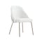 Manhattan Comfort Gracie Dining Chair in White and Gold - Set of 2 2-DC100-GWH - alternate 5