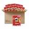 Pringles Potato Chips, Original, 1.3 oz Can, 12PK KEE84557 - alternate 1