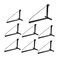 Mytee Products 8PK 15 1/4inx24in 1 Tier Shipping Container Shelving Bracket w/Hook - 550 lbs WLL, 8PK CNT-SHELF1-24x8 - alternate 1