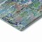 Homeroots 8' Teal Blue Ivory And Gold Round Abstract Washable Indoor Outdoor Area Rug 643561 - alternate 3