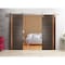 Sartodoors Sturdy Double Barn Door with Hardware Planum 1010 72x96 (2* 36x96) Solid Core Modern Interior PLANUM1010DB-S-CA-72 x 96 (2* 36x96) - alternate 5