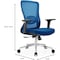 Leisuremod Adorit Ergonomic Office Chair - Mesh Back, Cotton Seat, Adjustable Height & 360 deg Swivel AO60BU - alternate 4