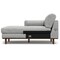 Homeroots 102" Gray Fabric Sofa With Brown Legs 641038 - alternate 5
