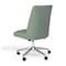 Martha Stewart Maeve Upholstered Office Chair in Sage/Polished Nickel CH-231216-3-SG-MS - alternate 6