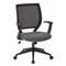 Office Star Products EM Series Screen Back Task Chair with "T" Arms, Fine Tune Ash EM51022N-K102 - alternate 1