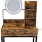 Homeroots 31" Brown Wood Lighted Two Drawer Dresser 714255 - alternate 3