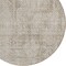 Homeroots 8' Taupe And Beige Round Geometric Washable Indoor Outdoor Area Rug 594595 - alternate 5