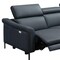 Homeroots 96" Blue Leather Reclining Wood USB Sofa 719566 - alternate 4