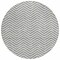 Homeroots 8' Gray And Ivory Round Chevron Washable Indoor Outdoor Area Rug 596269 - alternate 6