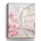 Homeroots Pretty Pastel Pink Paris Street Unframed Print Wall Art 399110 - alternate 5