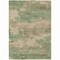 Homeroots 5' X 8' Pale Aqua And Khaki Abstract Washable Indoor Outdoor Area Rug 630934 - alternate 4