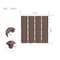 Edendirect 1 ft. x 1 ft. Quick Deck Composite Interlocking Deck Tile in Brown-6 44 sq. ft. per Box ED-W206P151693 - alternate 7