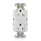 Leviton 20A SmartlockPro GFCI Receptacle, Industrial, Tamper-Resistant, White G5362-2TW - alternate 1