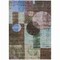 Homeroots 3' X 5' Brown Blue And Green Geometric Washable Indoor Outdoor Area Rug 604306 - alternate 6