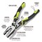 Performance Tool 8-1/2 in. Linesman Pliers, Wire Stripper Crimper Cutter Gripper W86508 - alternate 5