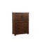 Homeroots 18" X 38" X 54" Cherry Oak Wood Chest 347158 - alternate 1