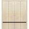 Sartodoors Sliding Closet Double Bi-fold Doors, Planum 0012 Natural Veneer and Aluminum Strips, Sturdy Tracks PLANUM0012DBF-SHP-96 x 80 (4* 24x80) - alternate 1