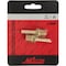 Milton 1/4'' Barb 1/4'' MNPT Brass Hose End, 2PK S-600 - alternate 2