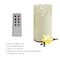 Lavish Home Remote Control LED Candles Set of 3 Battery-Operated Realistic Flameless Pillars with Lace Details 80-FC1007 - alternate 7