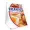 Signmission Breakfast Served All Day, 36 Inch x 24 Inch A-frame Yard Sign, Plastic Sign SBC-2436-Breakfast Served All Day - alternate 1