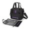 Picnic Time Family Of Brands NCAA Northwestern Wildcats Tarana Lunch Bag Cooler with Utensils made from Recycled Material 515-01-179-434-0 - alternate 1