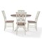 Crosley Shelby 5-Piece Round Dining Table Set For 4 KF13039WH - alternate 8
