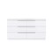 Homeroots 62" White Wood Six Drawer Double Dresser 714488 - alternate 1