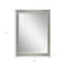Homeroots 41" Silver Solid Wood Framed Accent Mirror 632813 - alternate 5