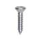 Auveco 6 x 5/8in Phillips Oval Head Tapping Screw Zinc, 100PK 2699 - alternate 1