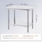 Vevor Stainless Steel Food Prep Table Commercial Kitchen Work Table 18"x48" SCGZT1220*455T - alternate 6