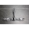 Kingston Brass Two-Handle Wall Mount Bridge Kitchen Faucet, Polished Chrome KS2441BAL - alternate 5