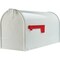 Gibraltar Elite T2 Large White Steel Rural Post Mount Mailbox E1600WAM - alternate 3