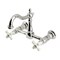 Kingston Brass Two-Handle Wall Mount Bridge Kitchen Faucet, Polished Nickel KS1266PX - alternate 1