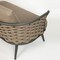 Homeroots 56in Dark Gray Aluminum Outdoor Love Seat with Taupe Cushions 556637 - alternate 6
