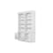 Homeroots 65" White Solid Wood Frame Dining Hutch With Fourteen Shelves 546596 - alternate 13