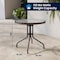 Flash Furniture Round Table Set, Aluminum, Glass, Metal, Plastic, Rattan, Clear TLH-087RD-037BN2-GG - alternate 8